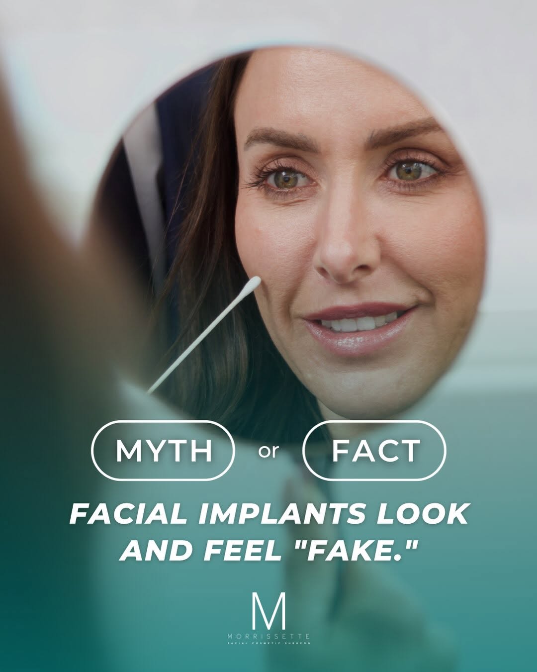 Instagram post by Dr. Michael P. Morrissette, DDS: “Won’t it look fake?” That’s one of the most common questions we get about facial implants, and it’s officially a myth. 🙅🏻♀️ Here’s the t…