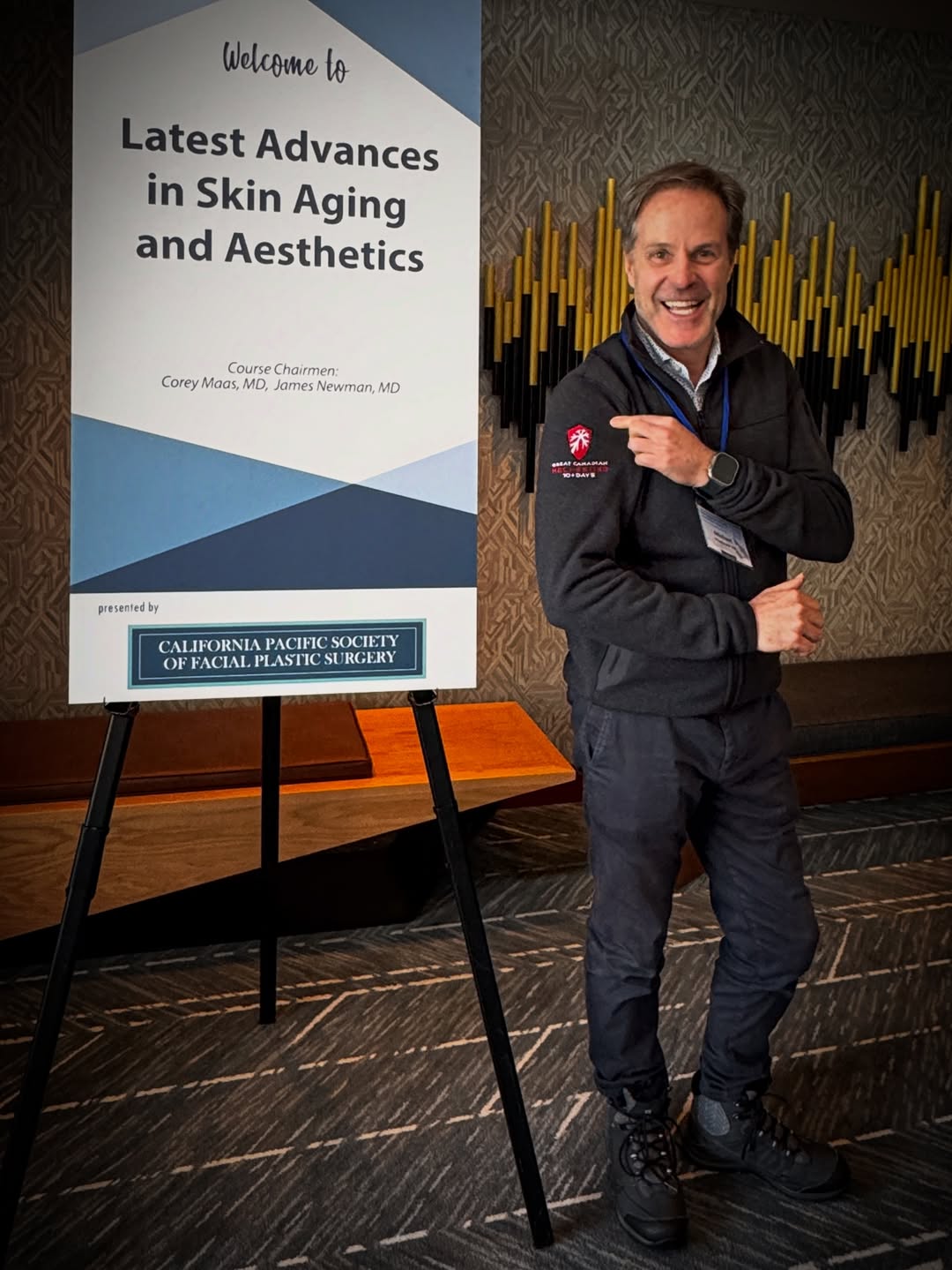 Instagram post by Dr. Michael R. Macdonald: Tahoe Tuesday. Dr. Macdonald was up in Tahoe at the Pacific Society meeting learning the latest in facial plastic surgery, aesthetics, and r…