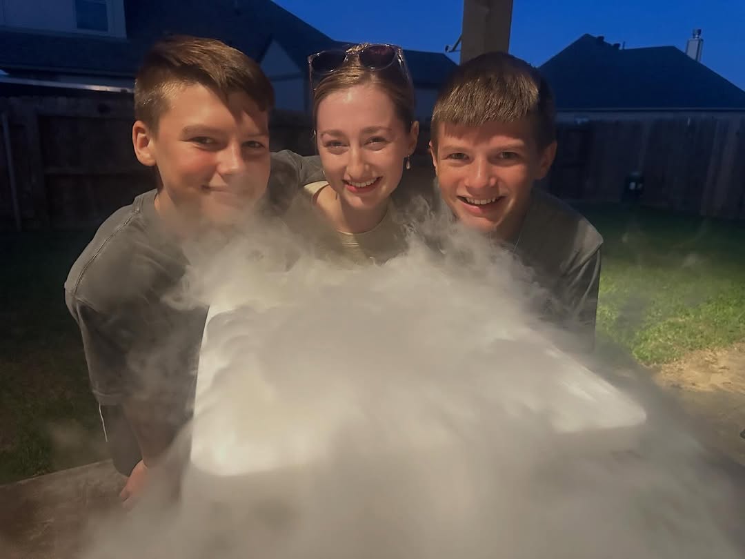 Instagram post by Dr. Michael Reece: Even as teenagers they love bobbing for apples. Glad some family traditions don’t get outgrown… the competition just gets stiffer!