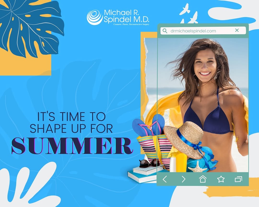 Instagram post by Dr. Michael Roy Spindel: Wanna rock your dream beach body? We'll help you shape up before summer! Call us today to schedule your FREE consultation! Learn more at: ht…