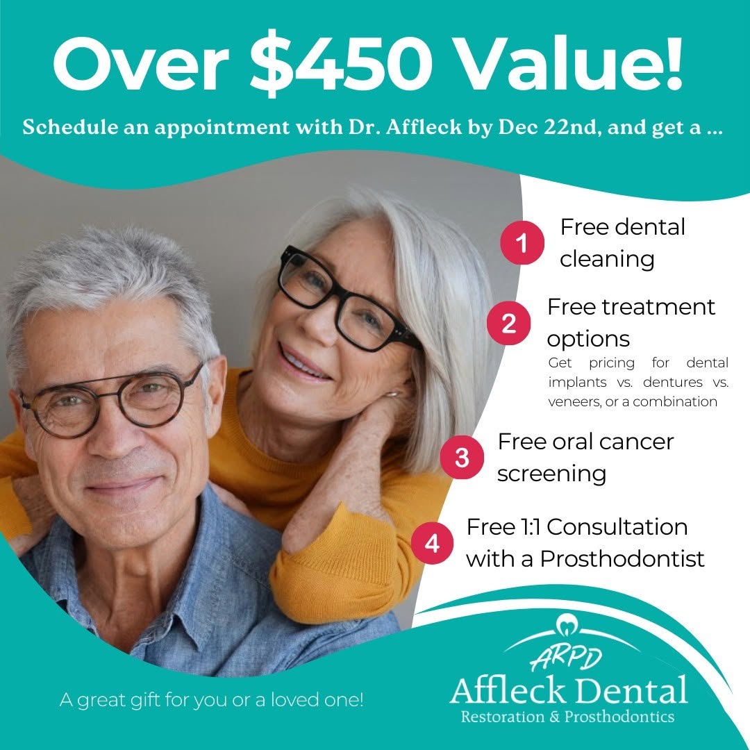 Instagram post by Dr. Michael S. Affleck, DDS: "𝗕𝗲𝘁𝘁𝗲𝗿 𝘁𝗵𝗮𝗻 𝗕𝗹𝗮𝗰𝗸 𝗙𝗿𝗶𝗱𝗮𝘆!" Don’t miss our exclusive once-a-year promotion, available for just 17 days! 𝗘𝗹𝗶𝗴𝗶𝗯𝗶�…