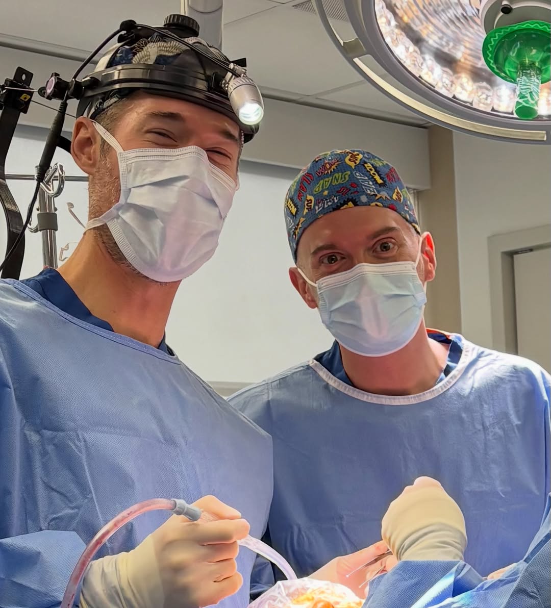 Instagram post by Dr. Michael T. Somenek: It’s not work when you love what you do! The cornerstone of our practice is offering simultaneous face and body cases. - Two experts - One o…