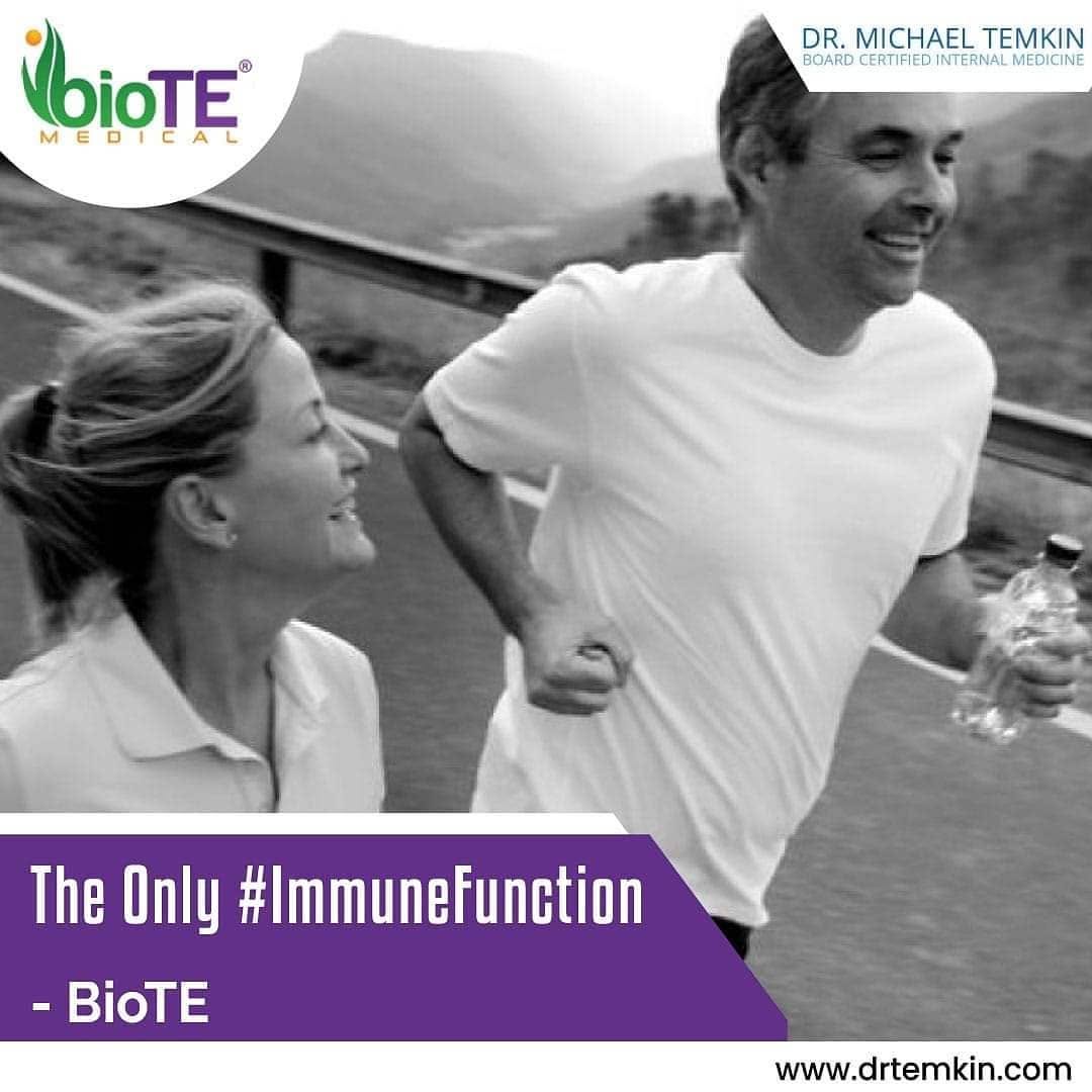 Instagram post by Dr. Michael Temkin: The only #ImmuneFunction - BioTE BioTE Medical, a leader in precision and preventive medicine has translated over 80 years of scientific ins…