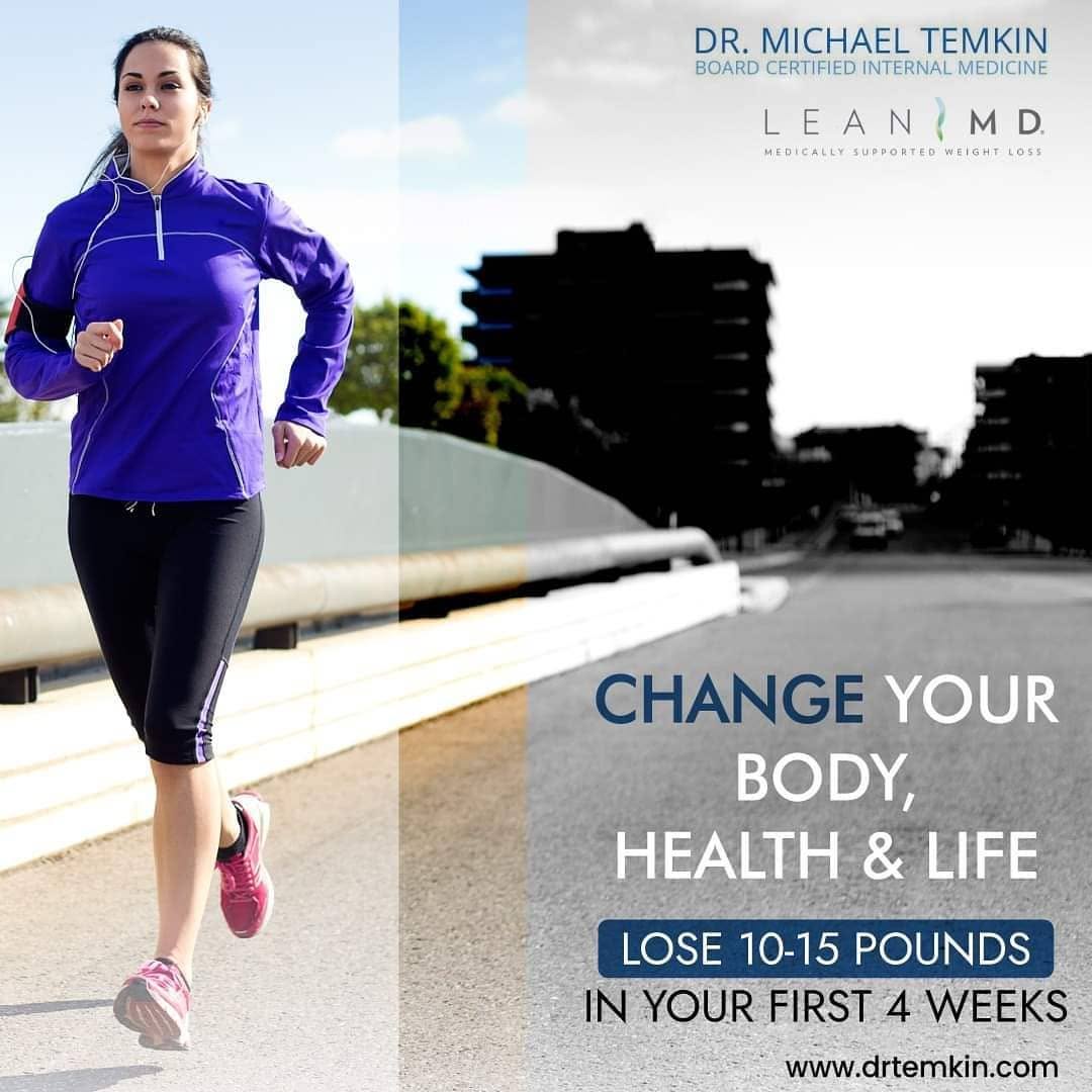 Instagram post by Dr. Michael Temkin: Your LeanMD Care Team will utilize all available medical⚕️ tools to help curb your appetite and optimize your metabolism. On average, patien…
