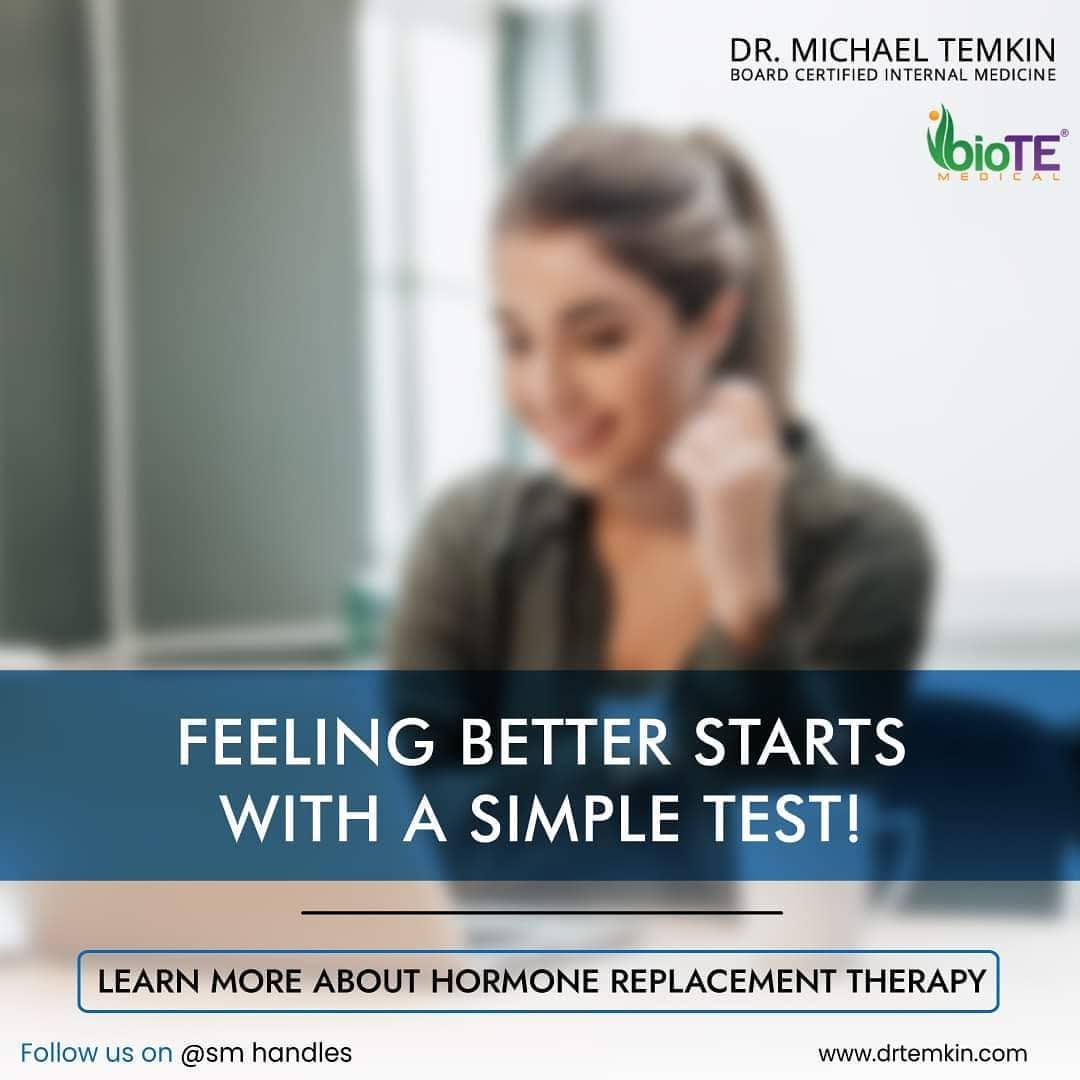 Instagram post by Dr. Michael Temkin: Curious about bio-identical hormone replacement therapy? ☎️Call 925-866-3900 with questions or just visit our website🌐 and get an appointme…