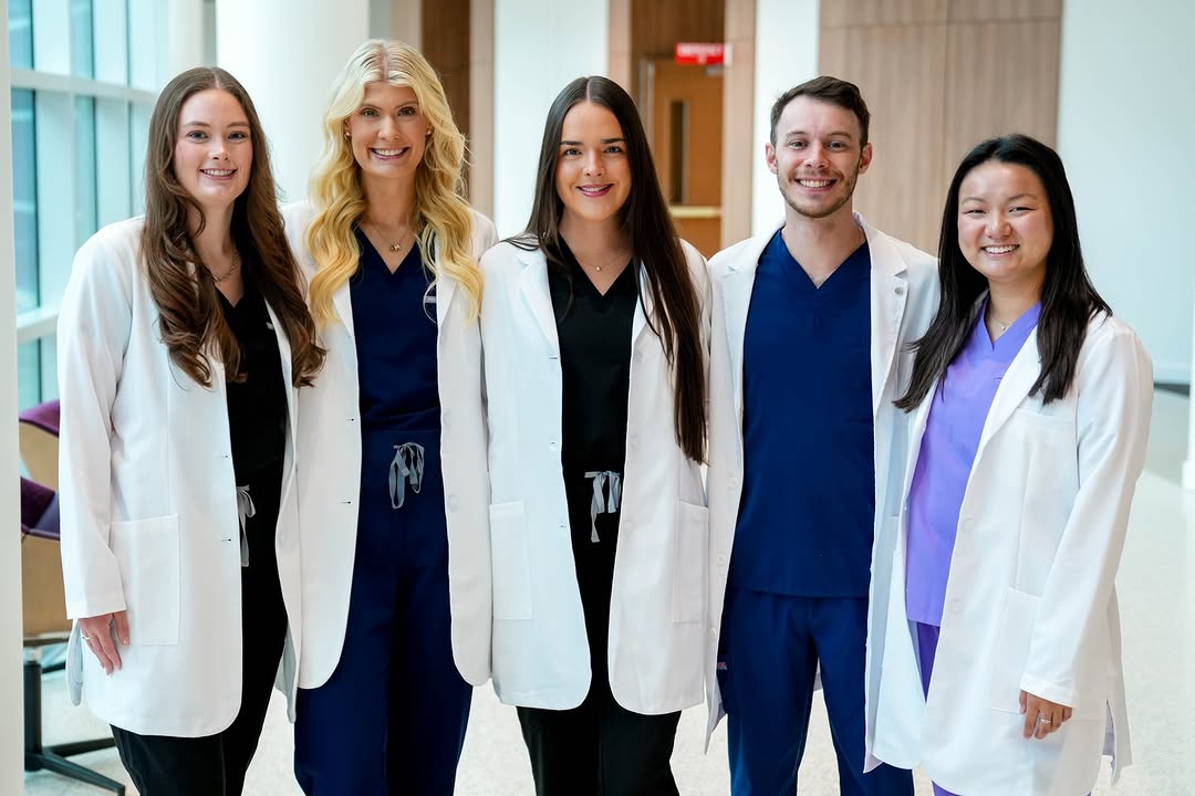 Instagram post by Dr. Michael Villano: Welcome the Physician Intern Class of 2030! 🎉 You may see these five residents caring for patients in our Emergency Department. 🚑🏥 We’re …