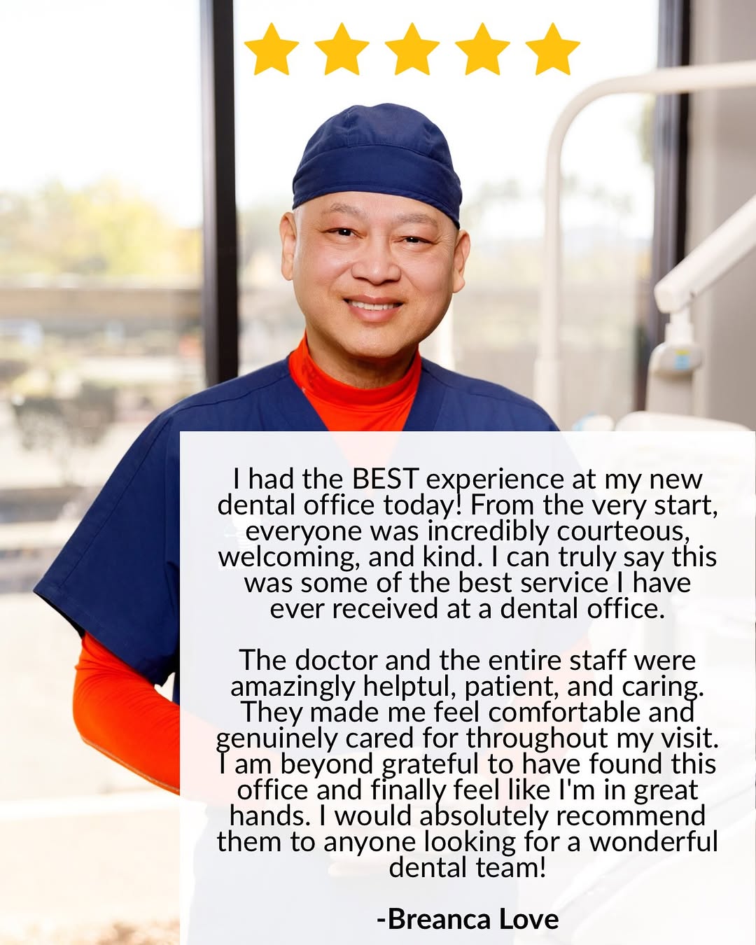 Instagram post by Dr. Michaela Tozzi, D: Finding a dental team you can trust makes all the difference! We are beyond grateful to Breanca for these kind words about her recent visit.…