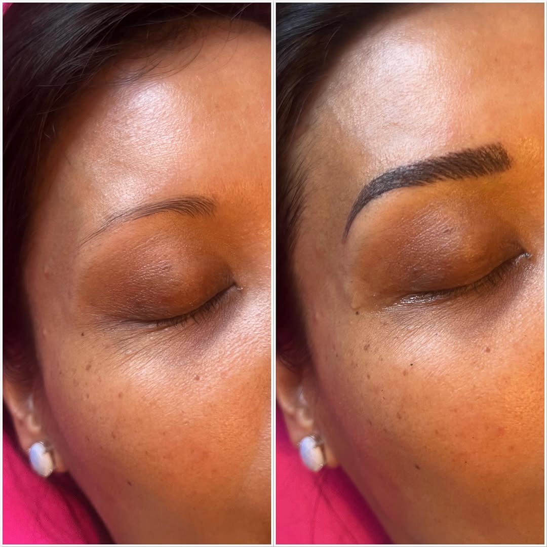 Instagram post by Dr. Michel C. Samson: Look at this amazing microblading result! Our aesthetician Jessica does some amazing work call 📞 386-756-9400 to get on her schedule #brows…