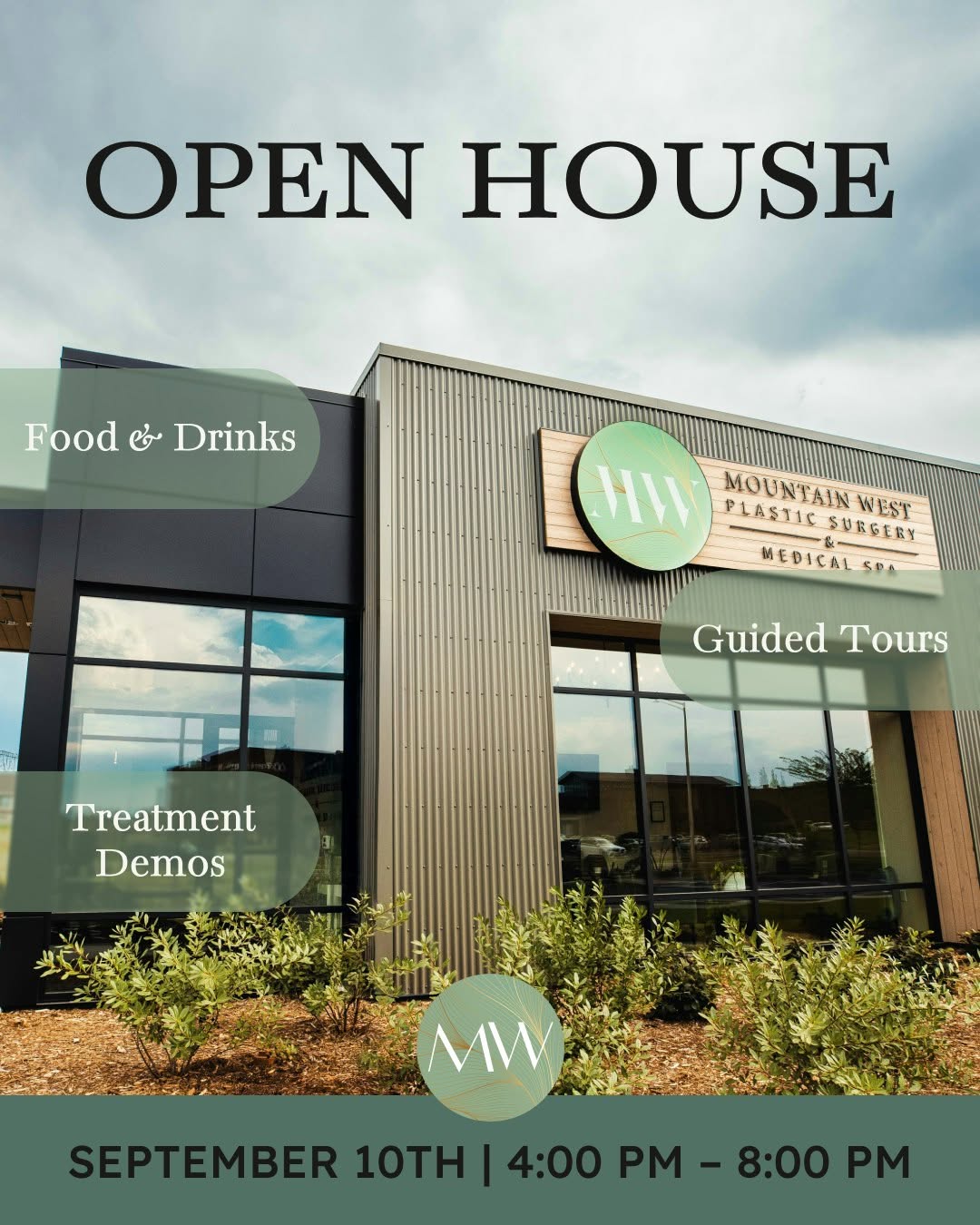 Instagram post by Dr. Michelle Spring: Our doors are opening, and we would love for you to walk through them. Join us Thursday, September 10th from 4:00 to 8:00 PM to celebrate ou…