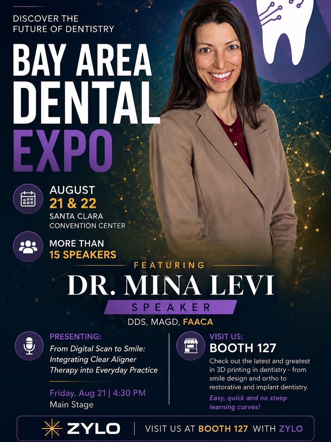 Instagram post by Dr. Mina Levi: From Digital Scan to Smile: Integrating Clear Aligner Therapy into Everyday Practice I’ll be sharing real clinical cases and practical strat…