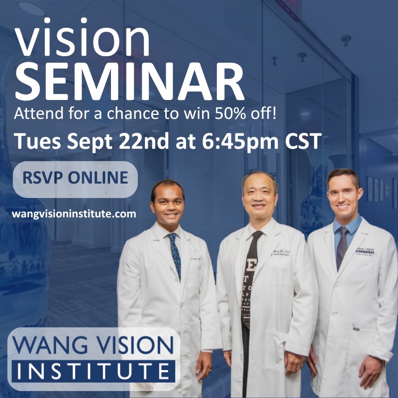 Instagram post by Dr. Ming Wang: Wang Vision has performed over 55,000 procedures, including over 4,000 on doctors! 🍂 A new season is a great time to explore your options f…