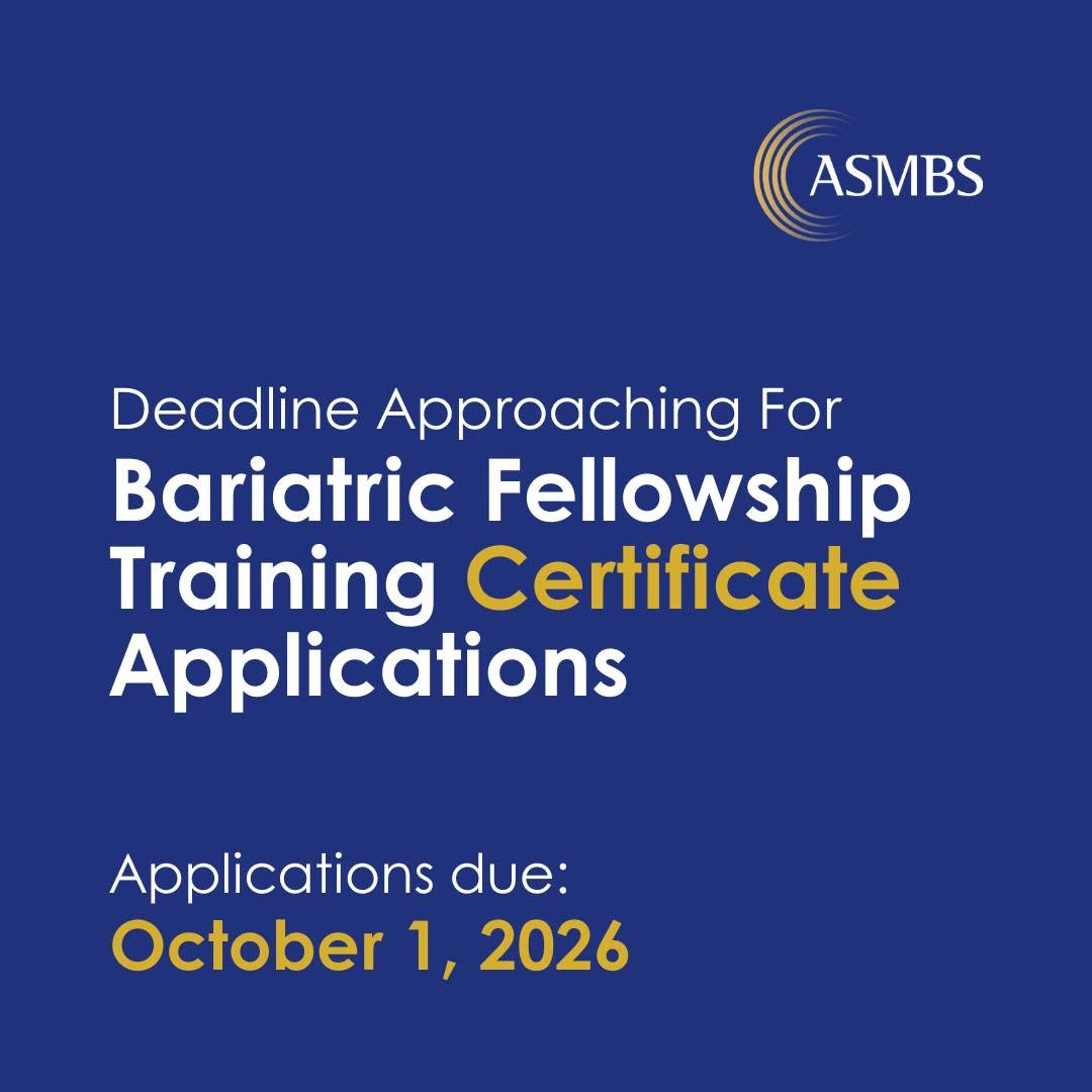 Instagram post by Dr. Monali Misra: There’s still time to apply for the ASMBS Bariatric Fellowship Training Certificate Program! This professional development opportunity provi…