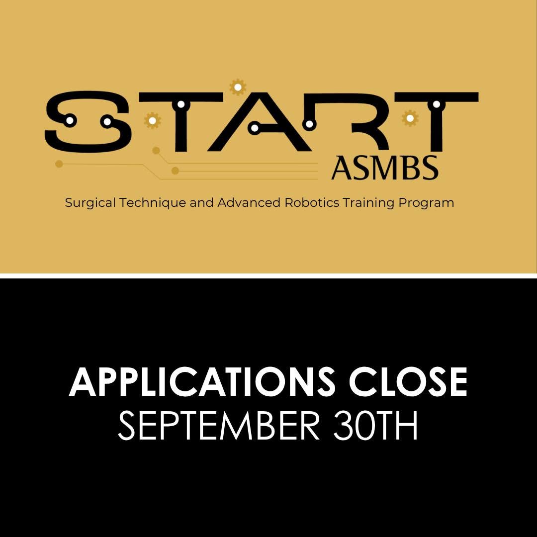 Instagram post by Dr. Monali Misra: There's only one week left to apply for the ASMBS START Program! START is a professional development opportunity designed to help participan…