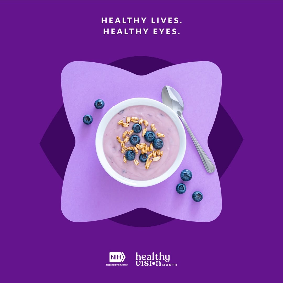 Instagram post by Dr. Monica Hall: Your eyes do a lot for you! One way to pay them back for all that hard work is to make healthy lifestyle choices. Eating a balanced diet and…