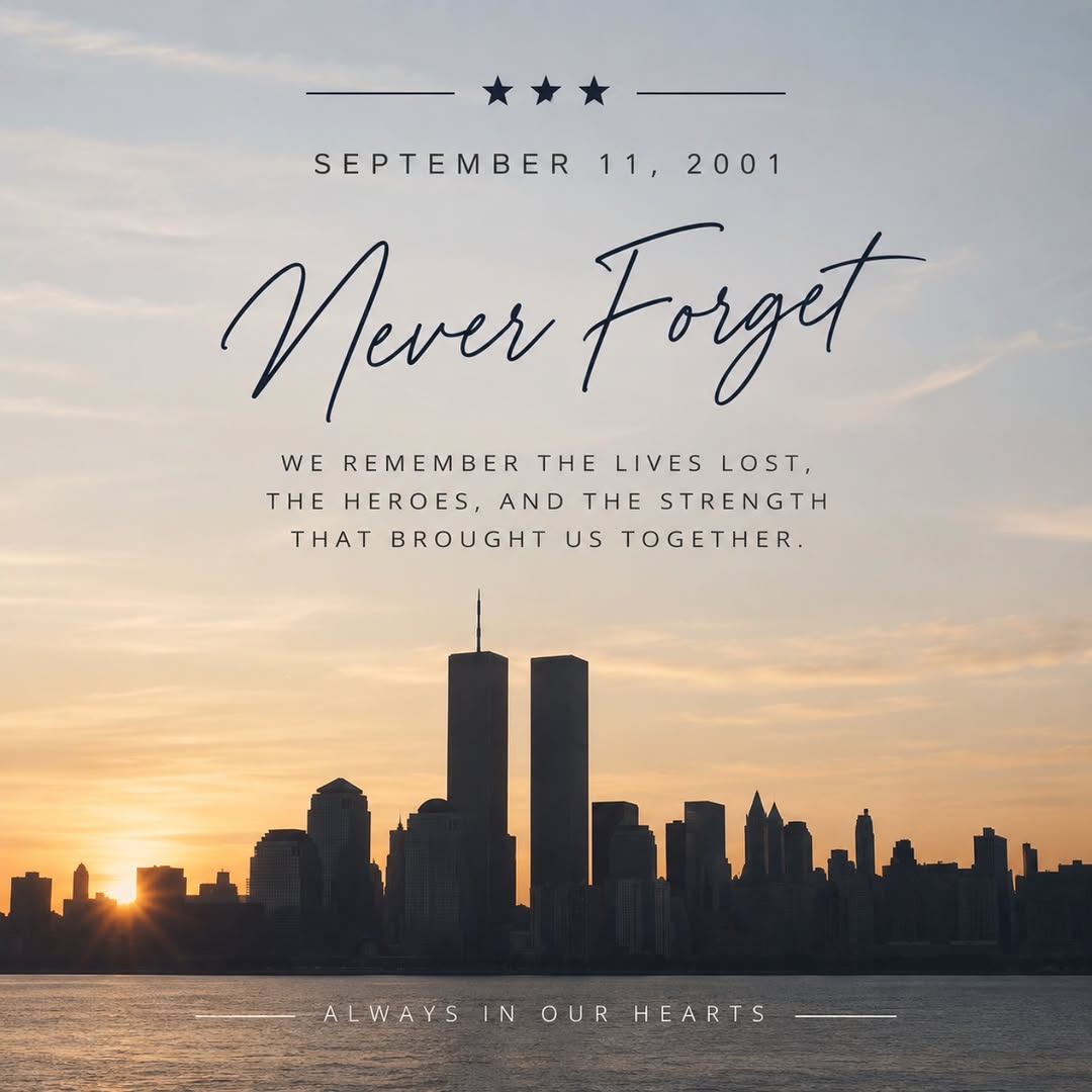 Instagram post by Dr. Monica Velez, D: Today, we pause to remember the lives lost, the heroes who stepped forward, and the strength shown in the face of tragedy. 🇺🇸 We will neve…