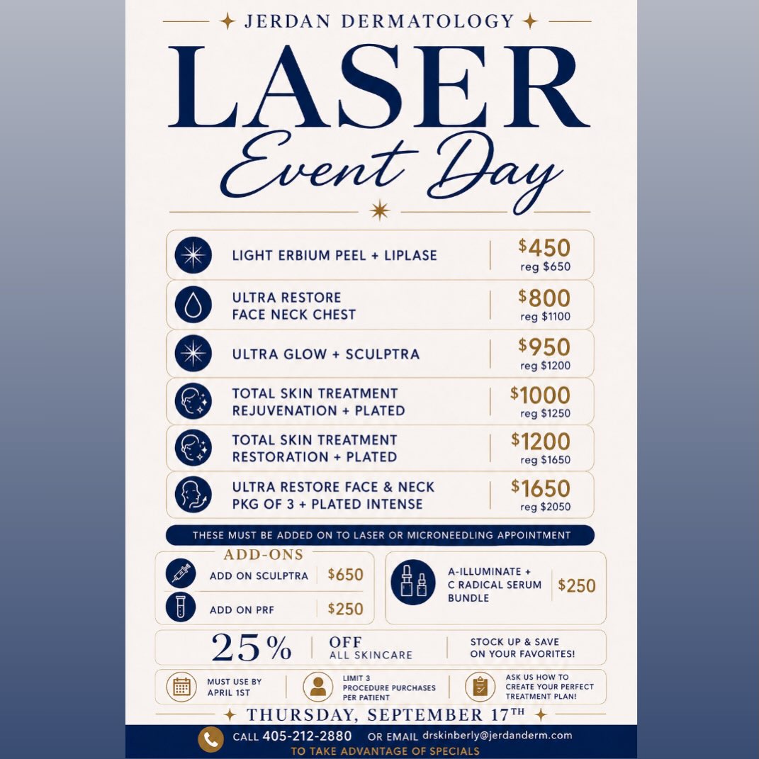 Instagram post by Dr. Myles S. Jerdan: Mark your calendars! It’s our once a year sale! One day only. Due to the high volume that day you may call and leave a voicemail THAT DAY an…