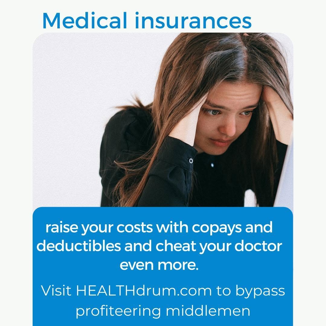 Instagram post by Dr. Mylissa Graber: Medical insurances raise your costs and actually don't save you money. Visit HEALTHdrum.com to view prices and book your doctor's appointmen…