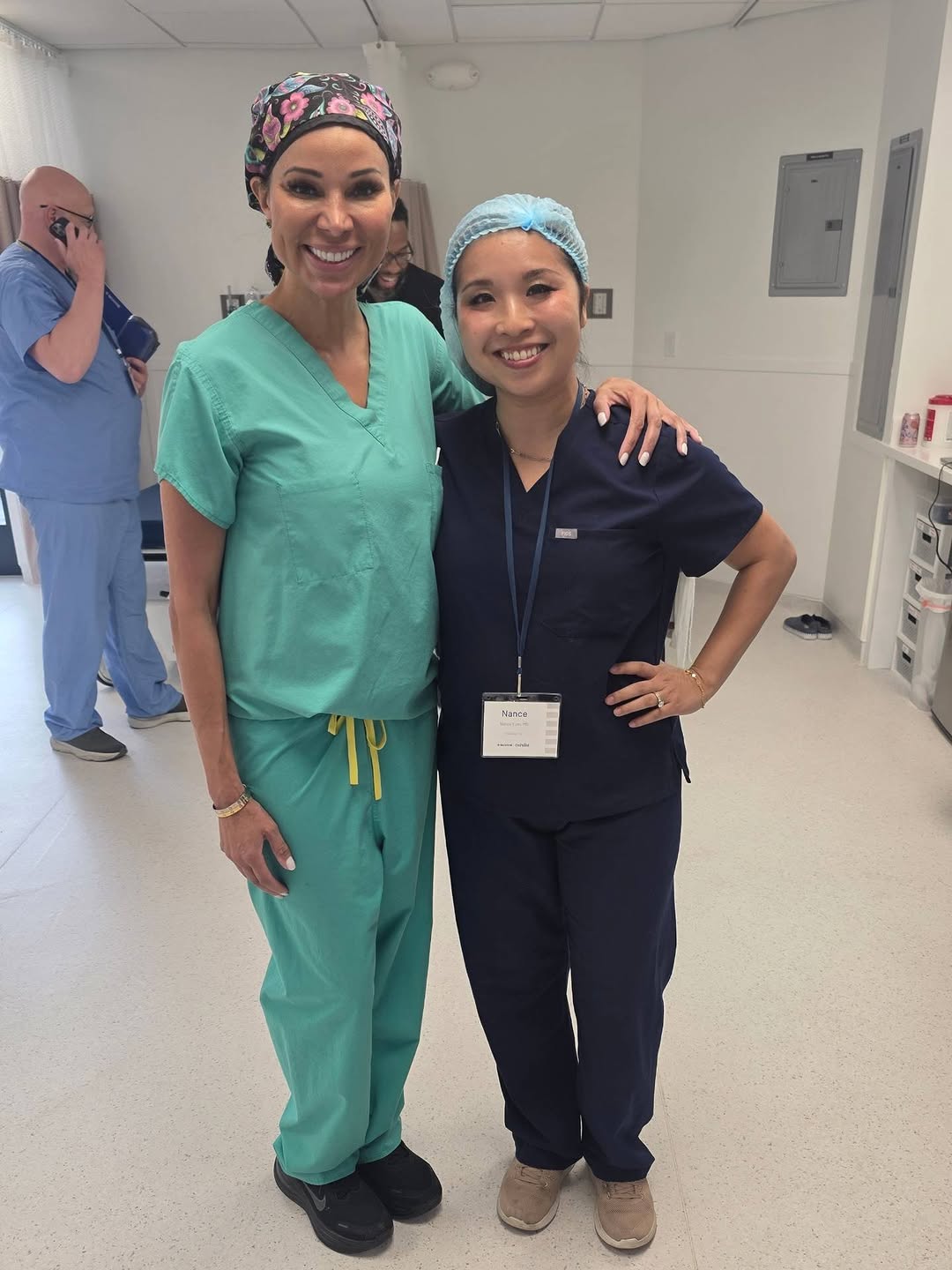 Instagram post by Dr. Nance Yuan: Quick trip to Fort Lauderdale to learn from @dressieyates thanks to @breastimplantsbymentor. I had a great time connecting with my fellow su…