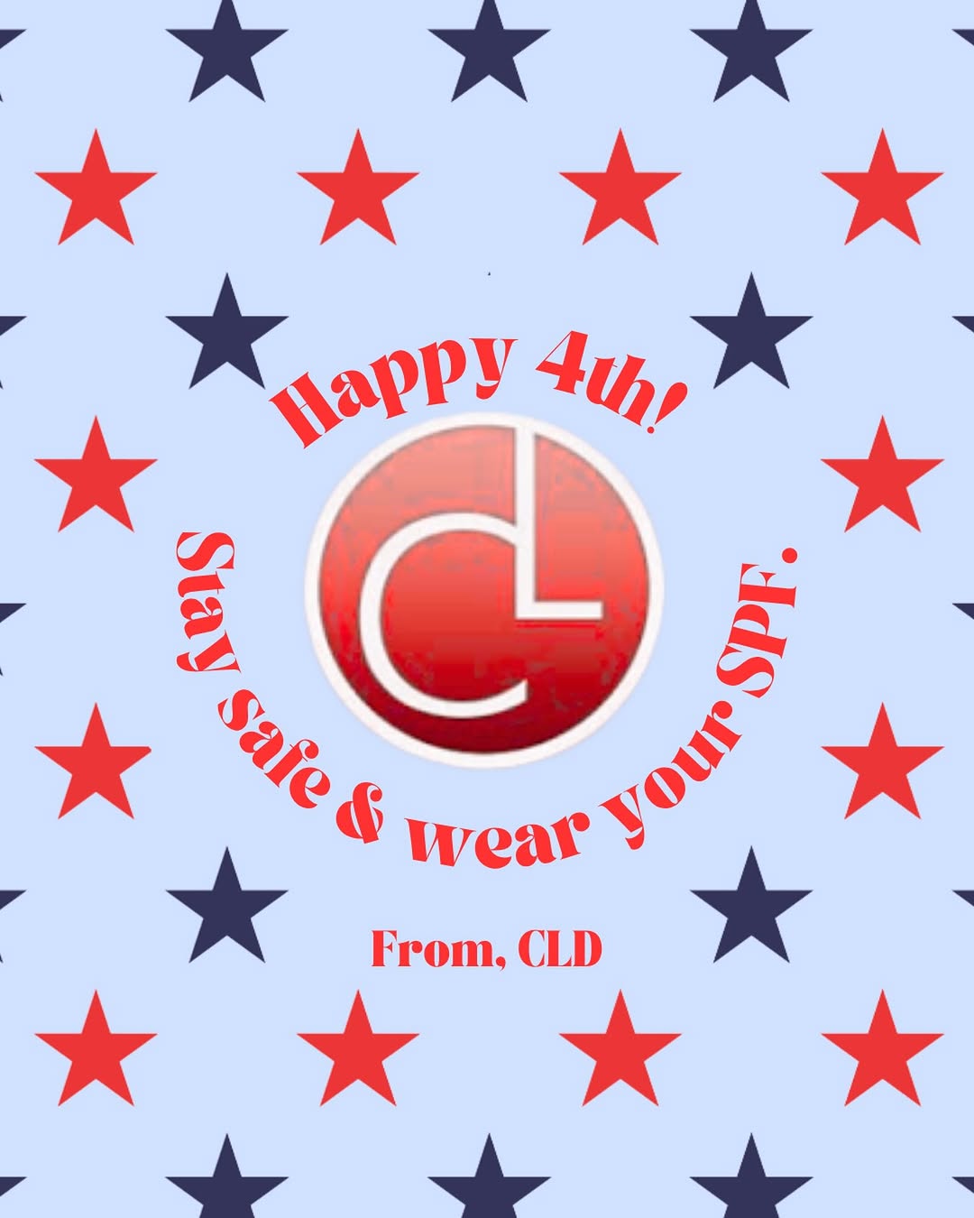 Instagram post by Dr. Narin (Joe) Apisarnthanarax: 🇺🇸 Happy Fourth of July from all of us at Clear Lake Dermatology! Wishing you a safe, fun-filled day with family, friends, and sunshine. D…