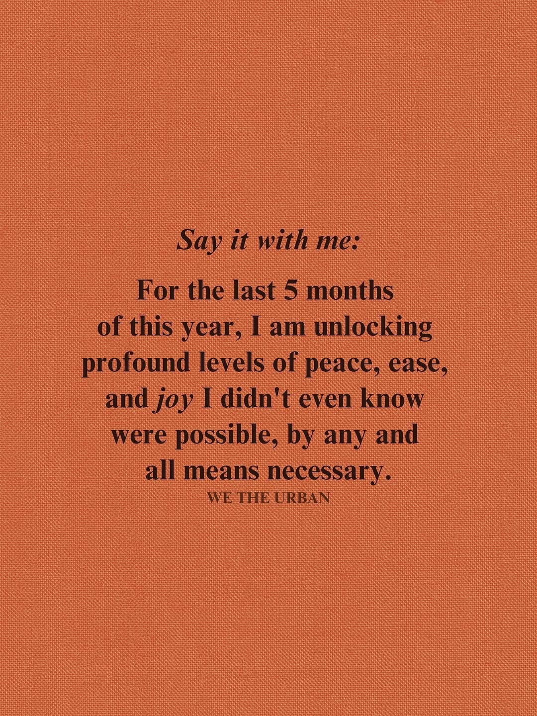 Instagram post by Dr. Neal Goldberg: May the last 5 months of this year be softer on you than the first 7. 🧡