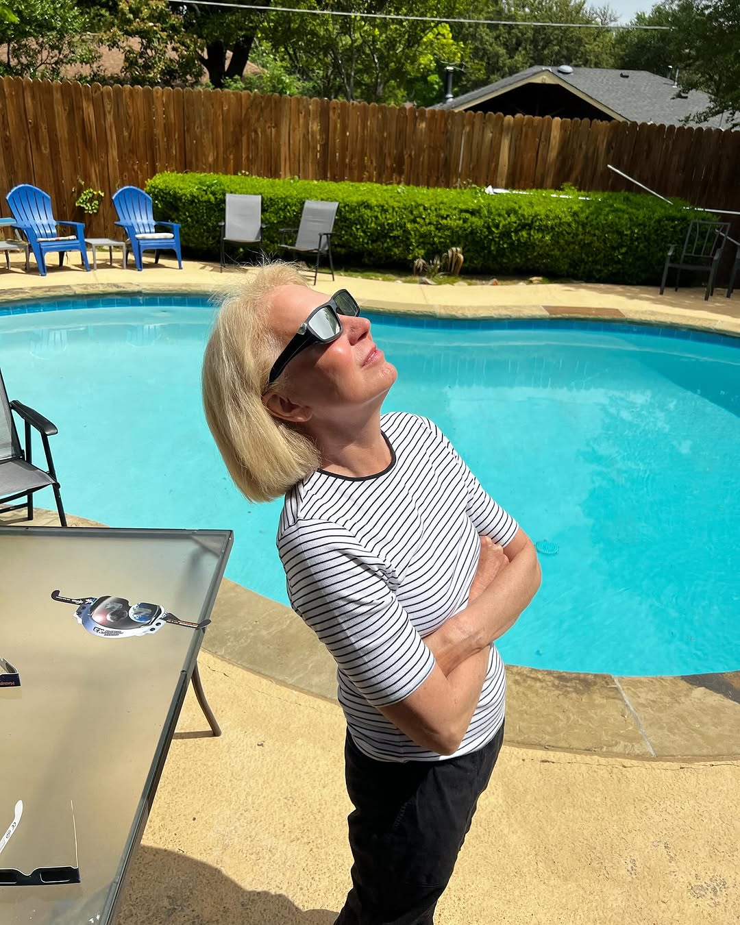 Instagram post by Dr. Neil Fine: 2024 Eclipse from Dallas TX was amazing 🤩