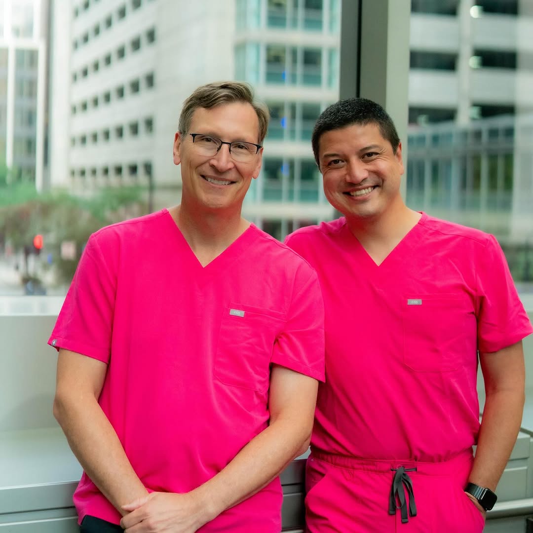 Instagram post by Dr. Neil Fine: Dr. Neil Fine and Dr. Clark Schierle have been nationally recognized for their work in plastic surgery, specifically breast reconstruction. …