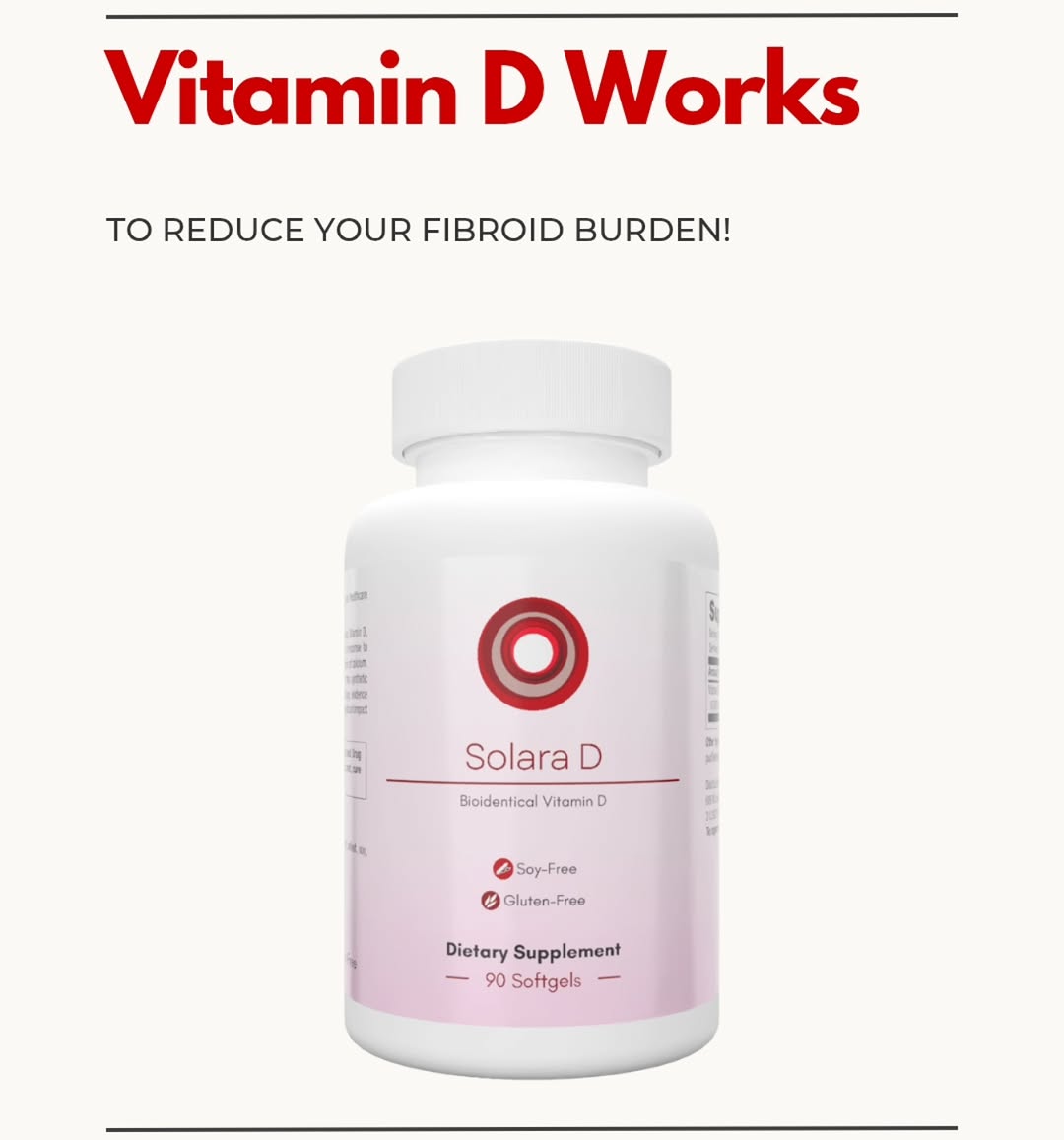 Instagram post by Dr. Nicole E. Williams: Did you know that having a low Vit D level can increase your risk of fibroids? Data tells us that by supplementing your low levels, you can …