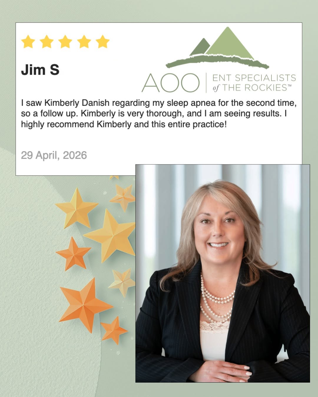Instagram post by Dr. Nicolette Picerno: Managing sleep apnea effectively takes more than a diagnosis, it takes ongoing support, expertise from our entire sleep team. Kimberly Danis…