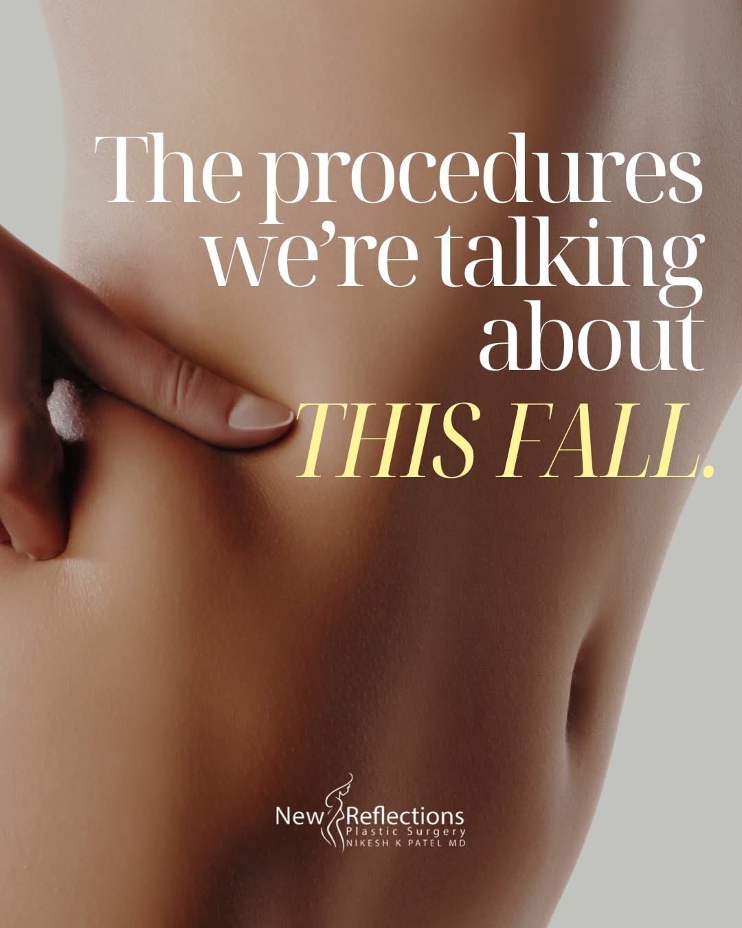 Instagram post by Dr. Nikesh K. Patel: Fall plans? Maybe it’s finally doing the thing you’ve been thinking about all summer 👀🍂 Cooler months can be a great time to plan procedur…