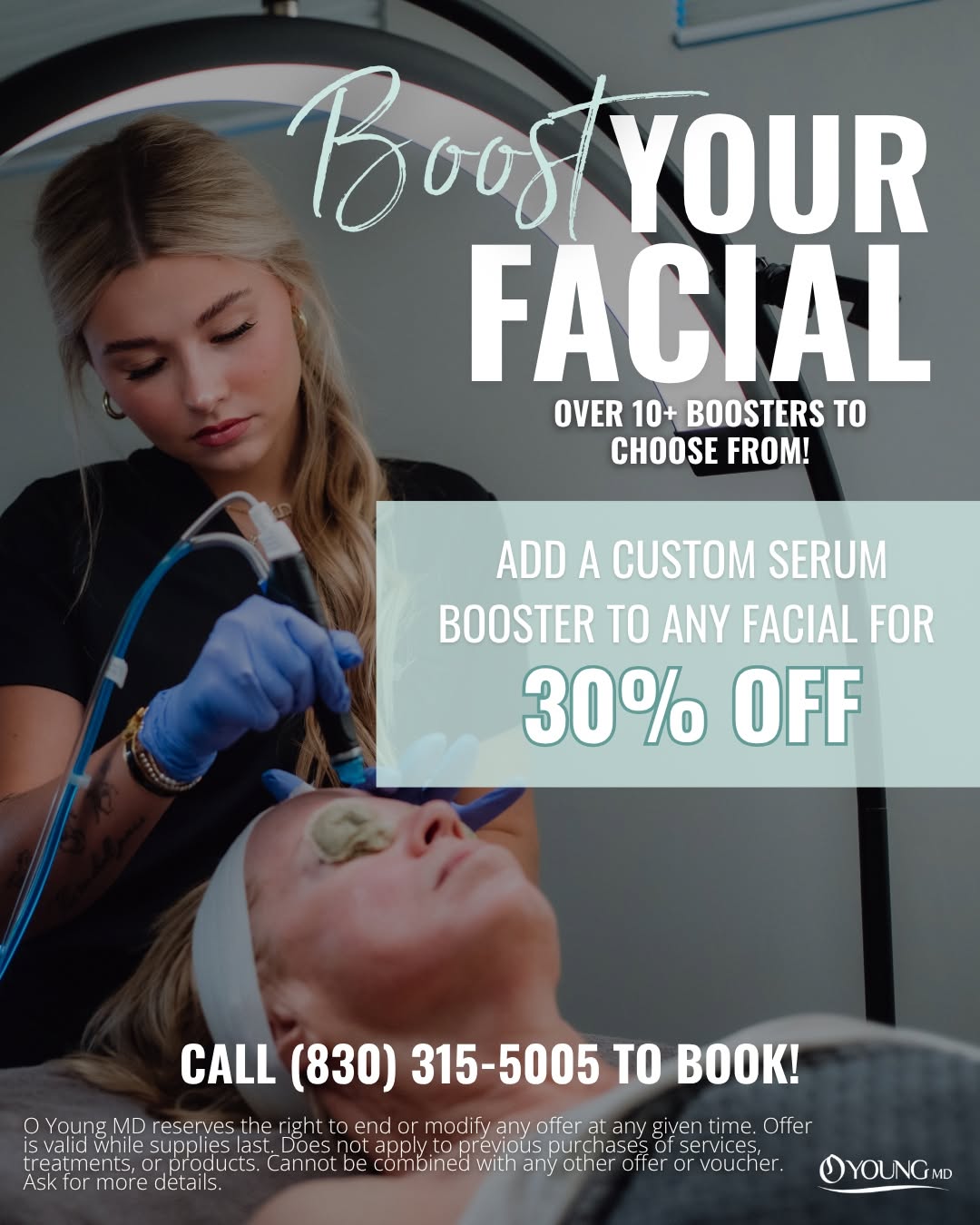 Instagram post by Dr. Ode (Odemaris) Santiago-Young: Make the most of your facial with a little extra boost. ✨ This September, add a custom serum booster to any facial for 30% OFF and personali…