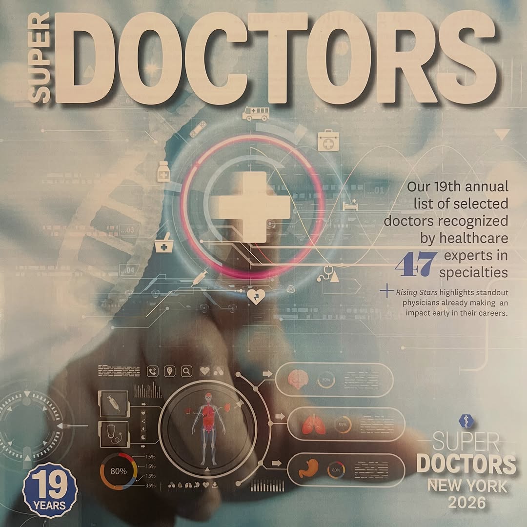 Instagram post by Dr. Olivia Hutchinson: Dr. Hutchinson is honored to be named to the NY Times 2026 Super Doctors list of top physicians in Plastic Surgery for New York. Having made…