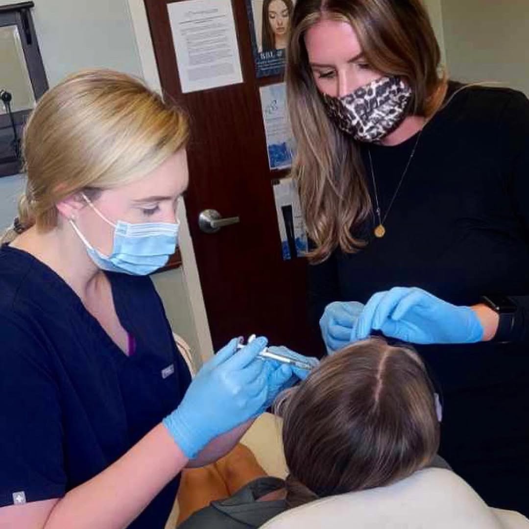 Instagram post by Dr. Paige Kennedy: Have you ever thought about getting filler?! 💉 Dermal fillers are an excellent option for augmenting and contouring certain areas of the fa…