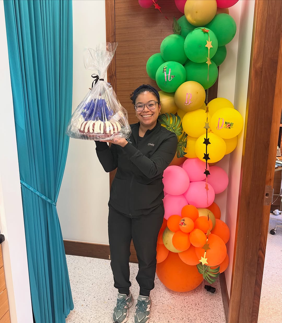 Instagram post by Dr. Pamela Steiger, D: Happy Birthday Cindy π and congrats on becoming a nurse! π©Ί ππ« #drpam #teamdrpam #orthodontist #bocaraton