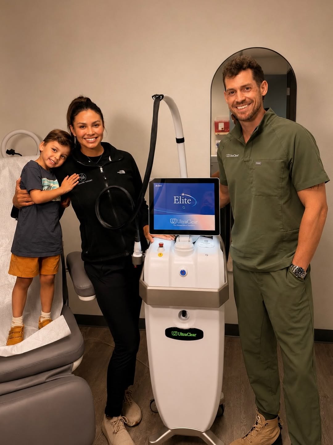 Instagram post by Dr. Parham Mafi: Please join us in welcoming @mafiplasticsurgery to the @ultraclearlaser family! 🎉 We’re excited to partner with Dr. Mafi, Jessica Massed, N…