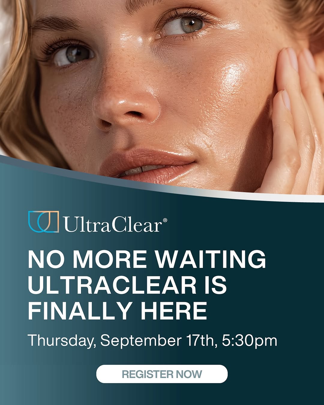 Instagram post by Dr. Parham Mafi: The countdown is on! Join us tomorrow at 5:30pm to learn how @UltraClearLaser refreshes and rejuvenates your skin with the latest laser inno…