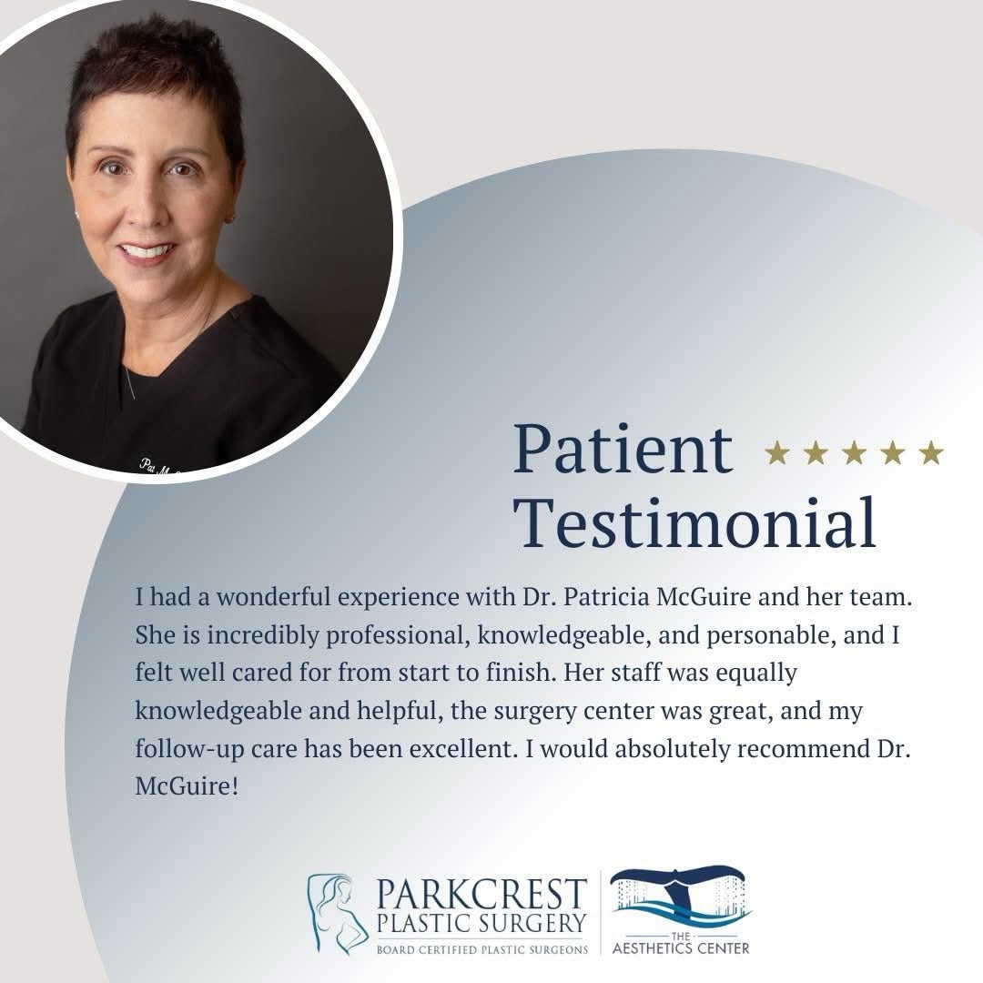 Instagram post by Dr. Patricia A. McGuire: Testimonial Tuesday! 🌟 - To schedule with Parkcrest, please call (314) 569-0130.