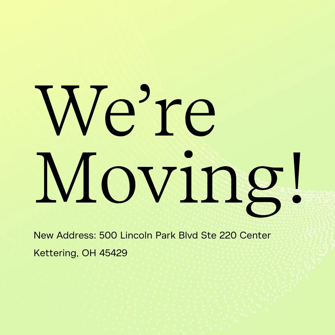 Instagram post by Dr. Patricia Dickerson: Exciting news! 🎊Our office will be moving on November 2, 2026. Our new address will be 500 Lincoln Park Blvd Ste 220 Center Kettering, OH 4…