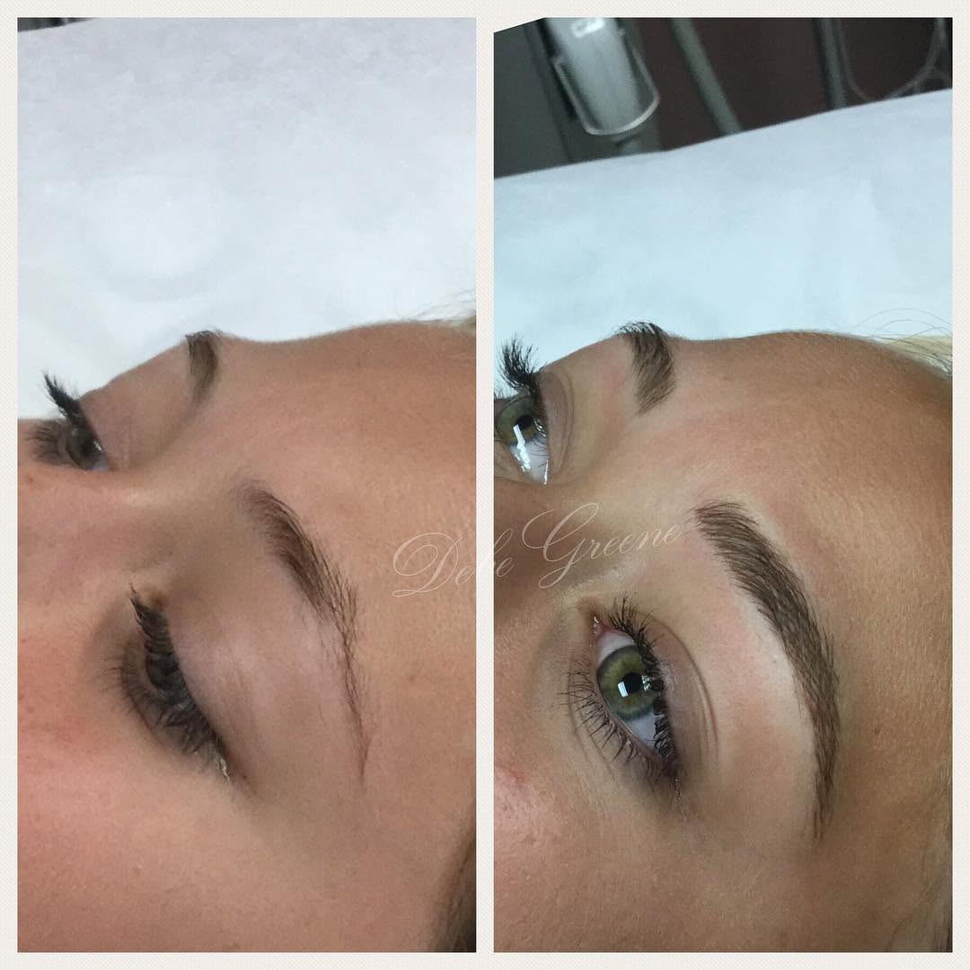 Instagram post by Dr. Patricia Faraz: #microbladedbrows #microblade #beforeandafter #beautiful