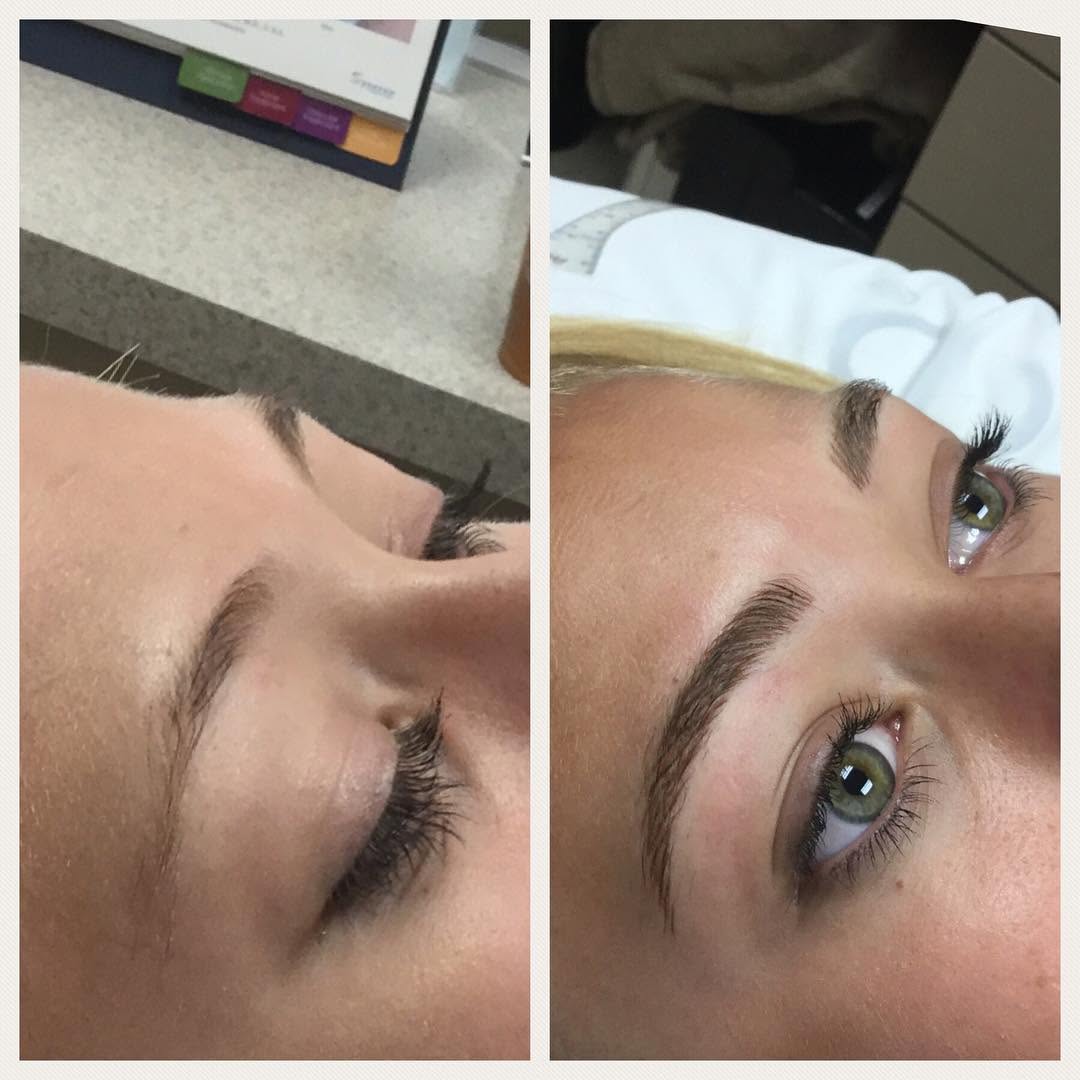 Instagram post by Dr. Patricia Faraz: #microblading #microbladedbrows #beforeandafter