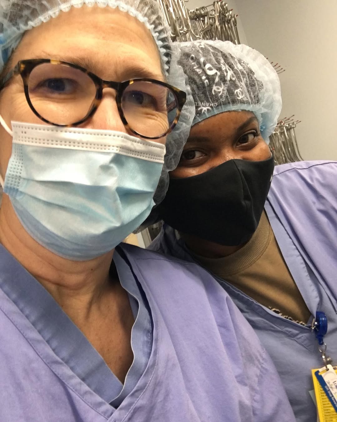 Instagram post by Dr. Patricia L. Eby: Appreciate the people behind the scenes in taking care of me in the OR! #SPD @thebeautydoctors.com