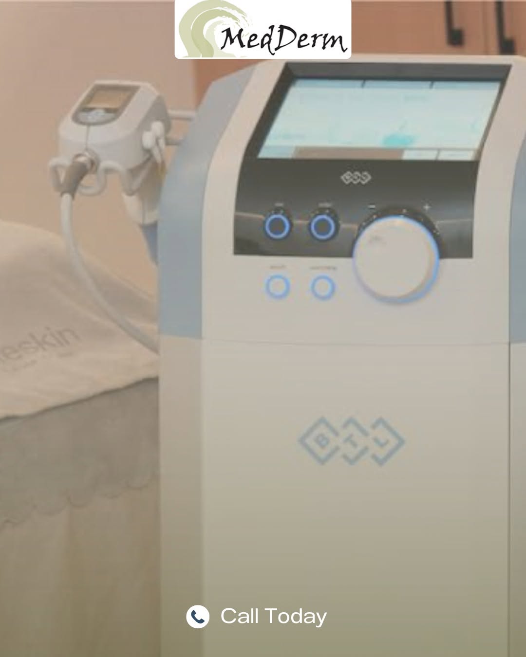 Instagram post by Dr. Patrick W. Blake: Looking for a non-surgical way to improve skin firmness? BTL Exilis Ultra combines radiofrequency and ultrasound technology to help tighten …