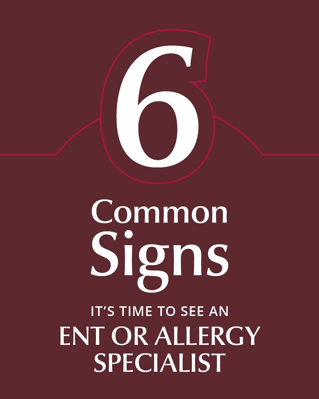 Instagram post by Dr. Paul E. Kelly: If you’re experiencing any of these issues, it’s time to see an ENT or allergy specialist. At ENT and Allergy Associates, our compassionate …