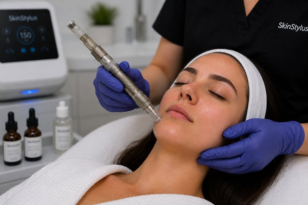 Instagram post by Dr. Paul Fischer: Say goodbye to uneven skin tone and hello to glowing, balanced skin ✨ Expert treatments at GlowCoast MedSpa target dark spots, redness, and …