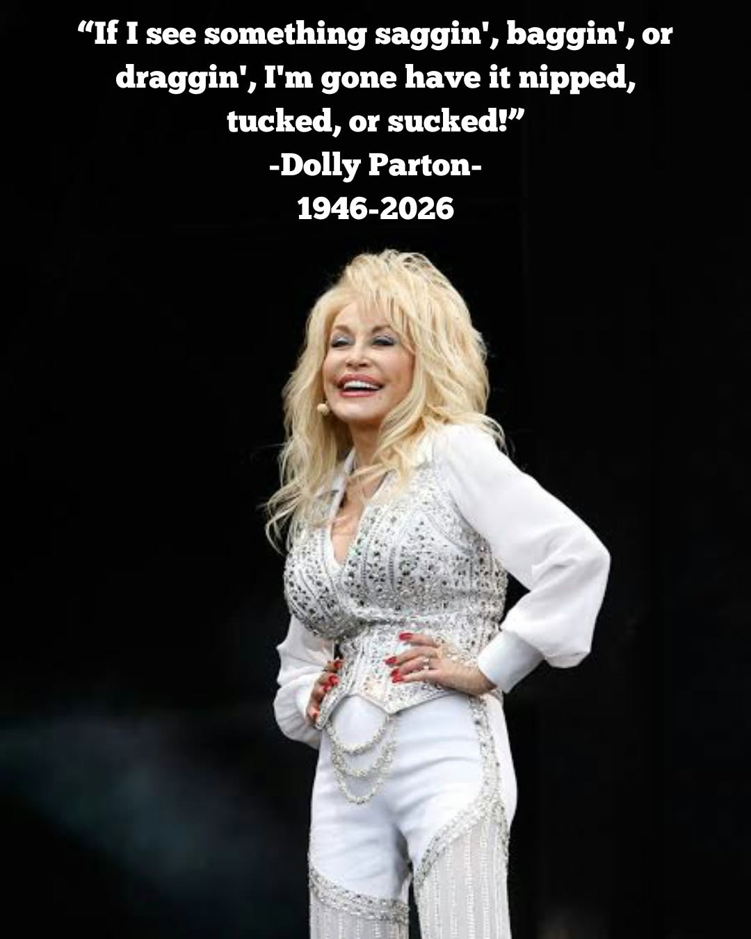 Instagram post by Dr. Paul McCluskey: Today, we celebrate the legendary Dolly Parton! Her beauty radiated from her iconic glamour and her genuine confidence, humor, kindness, and…