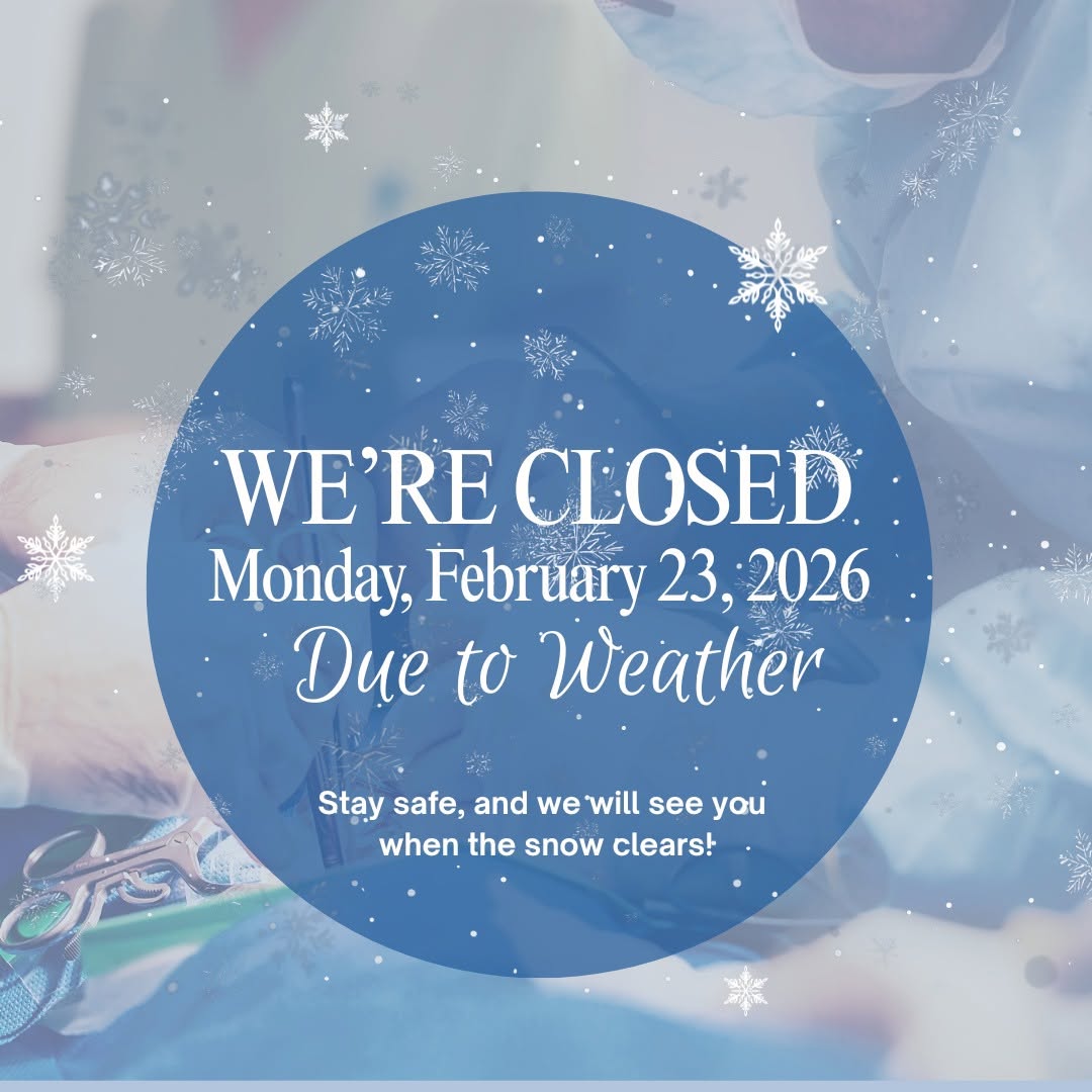 Instagram post by Dr. Paul Sabini: Due to the inclement weather and road conditions, our offices will be closed on Monday, February 23, 2026. Please call before leaving for yo…