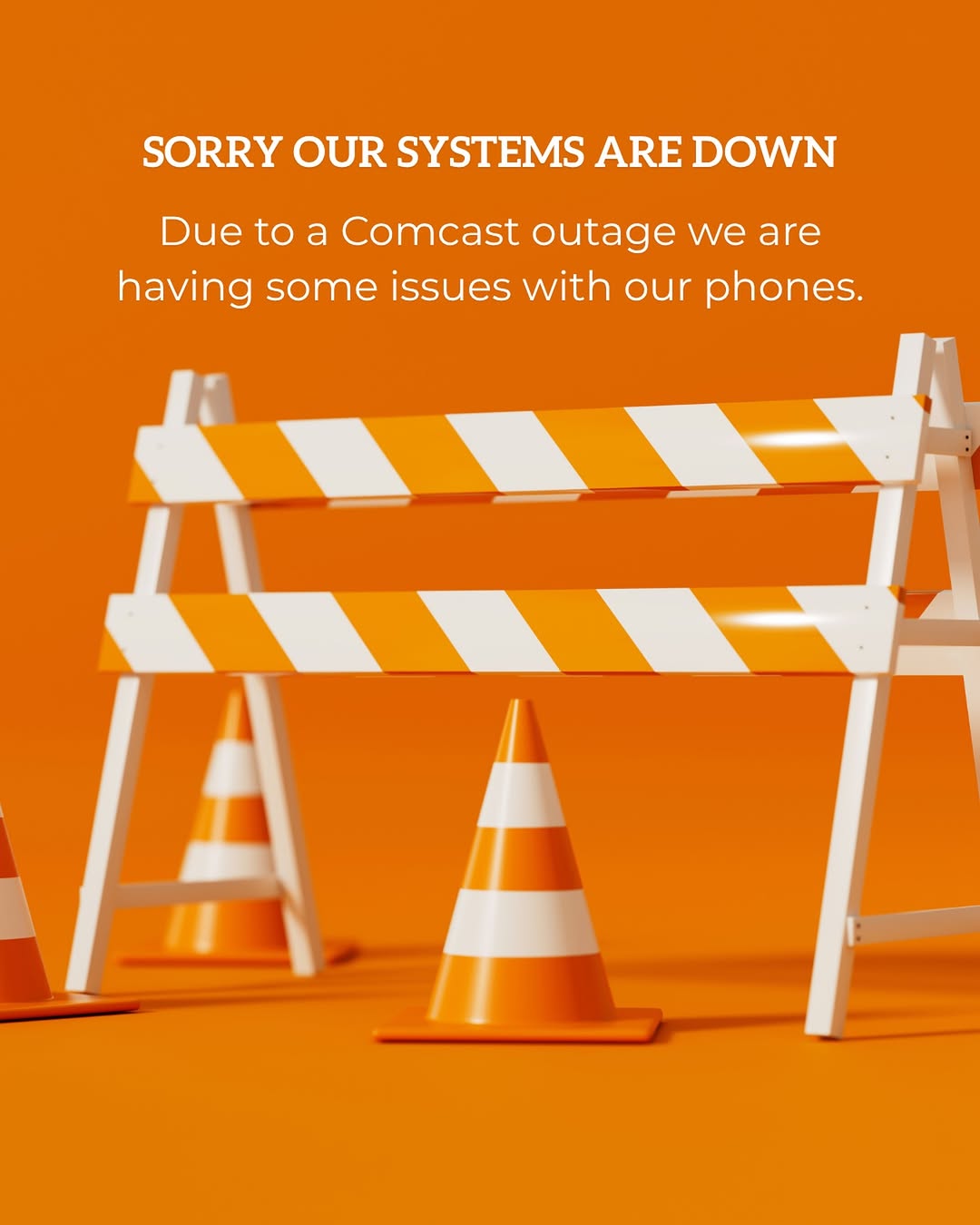 Instagram post by Dr. Paul Sabini: We apologize for any inconvenience but our systems are currently being worked on due to a Comcast outage. Please use our website inquires to…