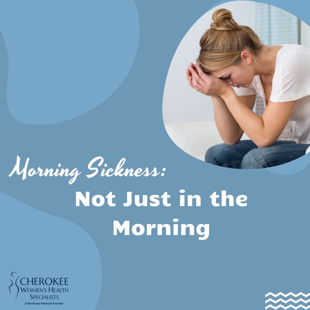 Instagram post by Dr. Peahen Gandhi: Morning sickness can happen anytime. Support is available anytime, too. Nausea and vomiting can happen at any time of day during pregnancy. …