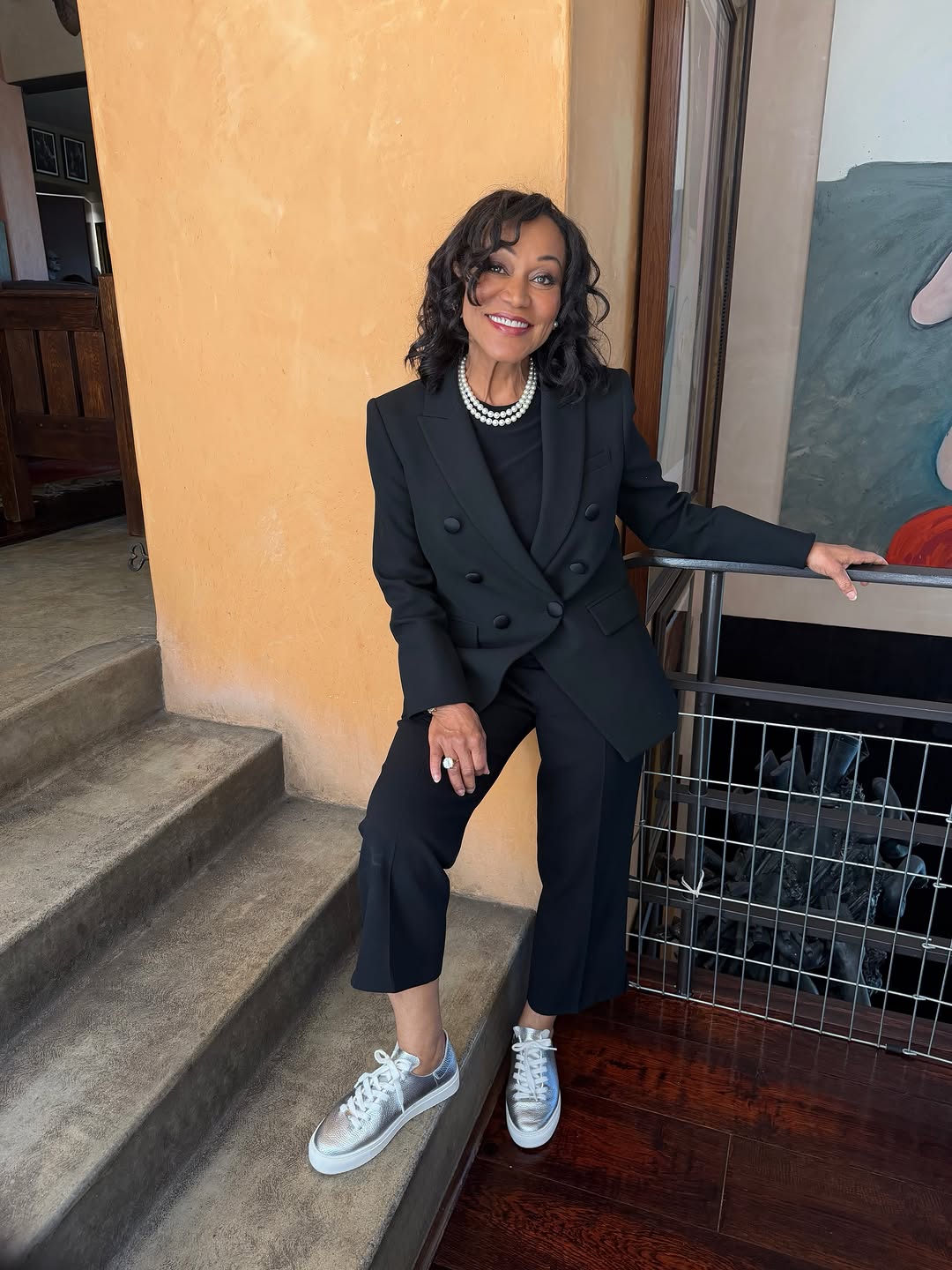 Instagram post by Dr. Pearl E. Grimes: Stepping into the week with gratitude, purpose, and a heart full of passion for the work I’m blessed to do. 💜✨