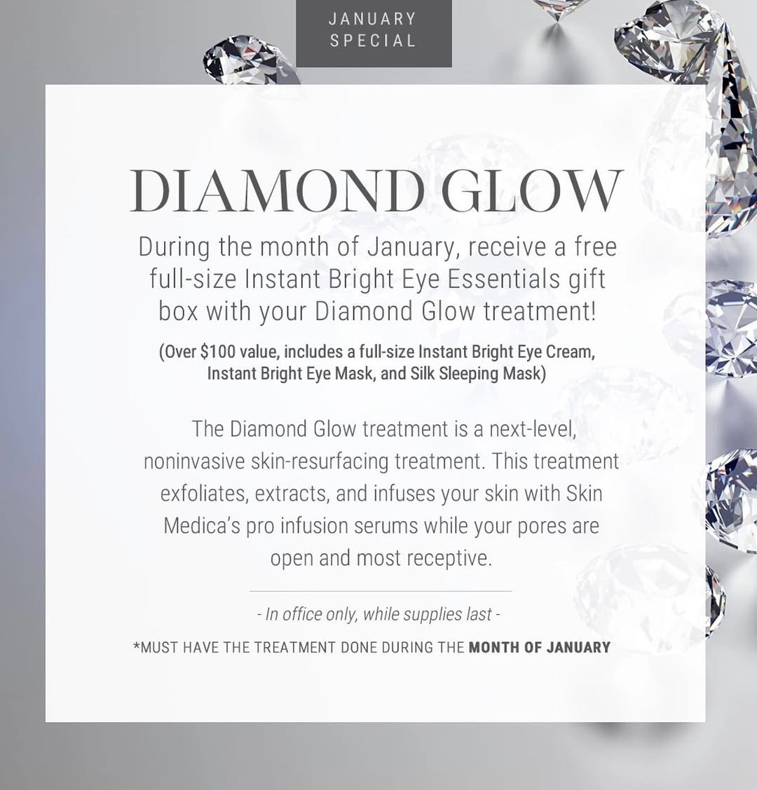 Instagram post by Dr. Peter Accetta: January Special💎