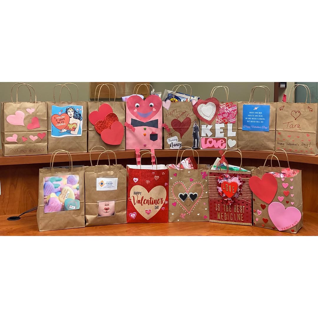 Instagram post by Dr. Peter Hyans: Happy Valentine’s Day❣️From all of us at The Plastic Surgery Center! 💋 #valentinesday #happyvalentinesday #plasticsurgery #plasticsurgeon #…